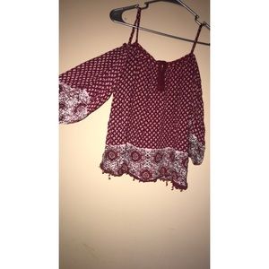 super cute off the shoulder top